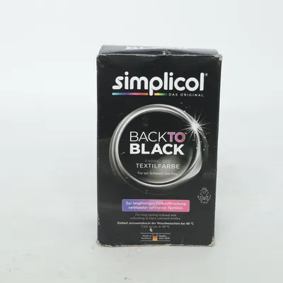 Textilfärg (BACKTO BLACK) från Simplicol