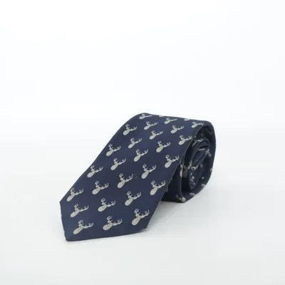 Krawatte (Blau) von Eton Seide
