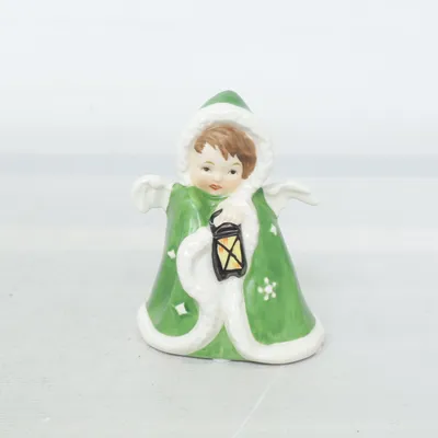 Figurin (Grön, Vit) från Goebel