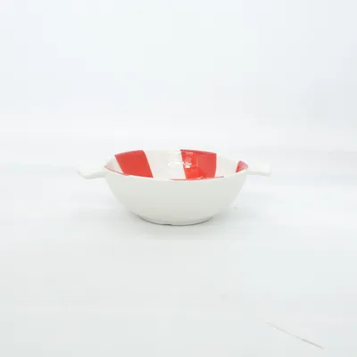 Skål (Röd, Vit) från MiCa Decorations