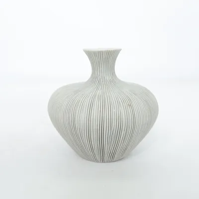 Vase (White, Gray) from Lindform