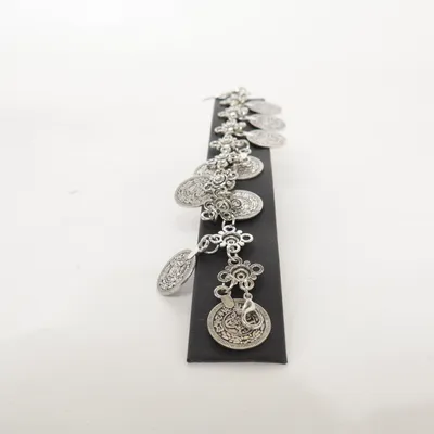 Bracelet de cheville (Argent, Or) Métal inconnu