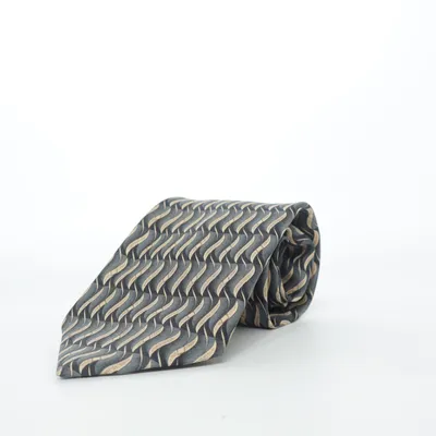 Stropdas (Grijs, Beige) van Pure Silk