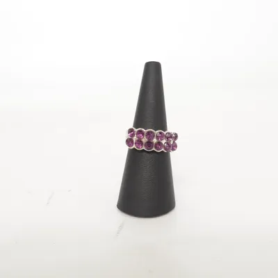 Ring (Silver, Purple) Unknown metal