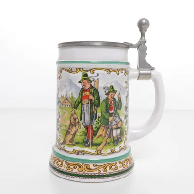 Ölsejdel (Vit, Flerfärgad) från Original BMF Bierseidel