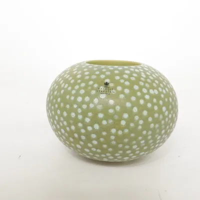 Bougeoir (Vert, Blanc) de Paradisverkstaden Öland