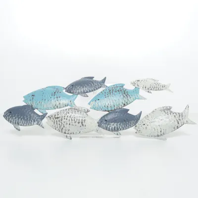 Wall decor (Multicolored, Gray, Blue)