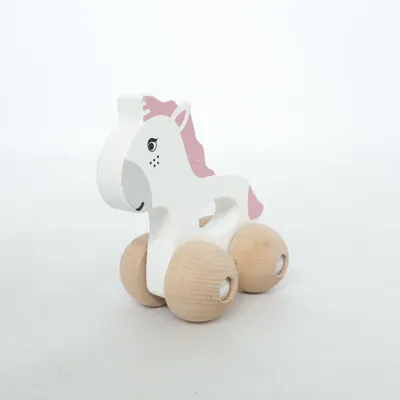 Pull toy (White, Pink, Brown) from Lupilu