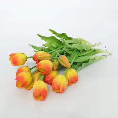 Konstgjord växt (Grön, Orange, Gul)