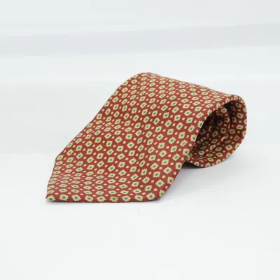 Cravate (Rouge, Multicolore) de Alveare Soie