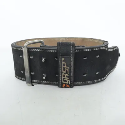 Træningsbælte (Training Belt For Bodybuilding & Powerlifting, träningsredskap, gymbälte, justerbar, small, S: 70-95 cm) fra Gasp