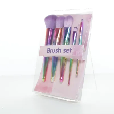 Makeup børste (Flerfarvet, Hvid)