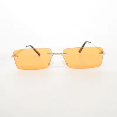 Sunglasses (Orange, Silver) from Princess Polly
