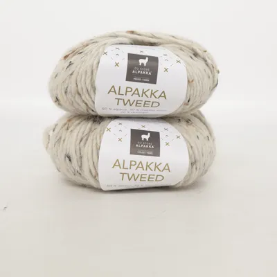 Garn (Alpakka Tweed) från House of Art Alpackaull, Merinoull