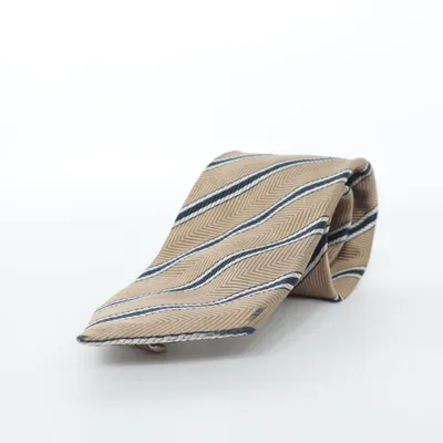 Krawatte (Beige, Blau) von Pal Zileri Seide