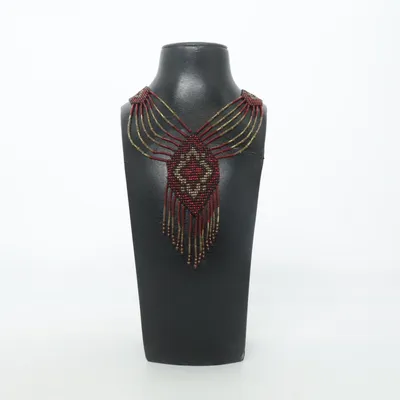 Ketting (Rood, Goud) Onbekend materiaal