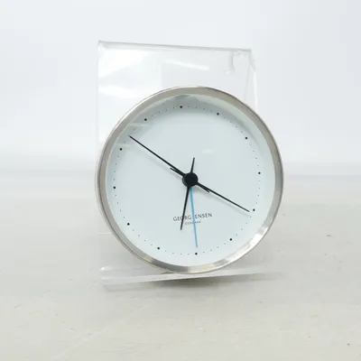 Alarmklocka (Silverfärgad, Vit) från Georg Jensen