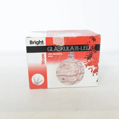 Christmas ornament (GLASKULA 8-LED) from Bright