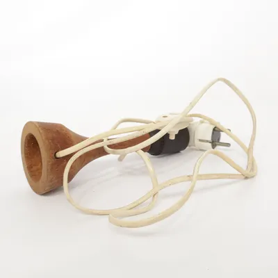 Pied de lampe (Marron, Noir)