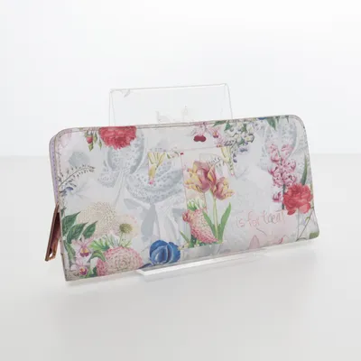 Wallet (White, Multicolored) from Ted Baker Faux leather