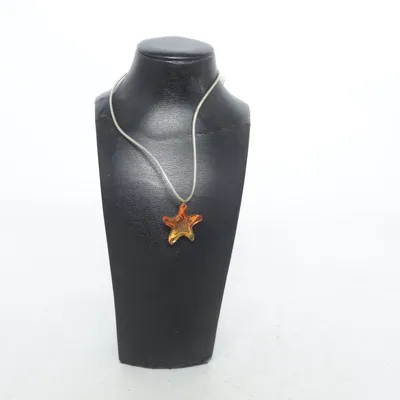 Halsband (Gul, Orange) Okänd metall