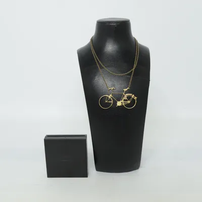 Halsband (Svart) Mässing