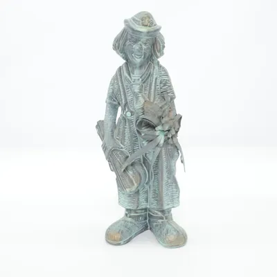 Skulptur (Stone-Wash Ceramic-Clown) fra Eduardo