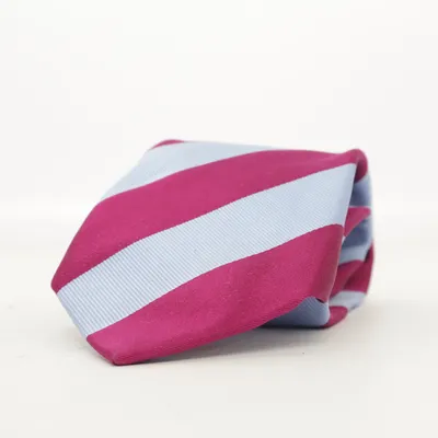 Cravate (Violet, Bleu) de Ascot Soie
