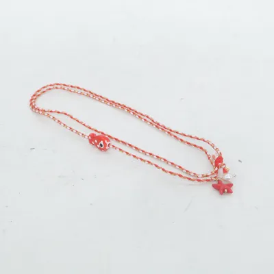 Bracelet de cheville (Rouge) Métal inconnu