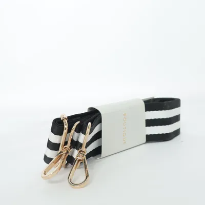 Skulderrem (Sort, Hvid) fra Boutique Polyester