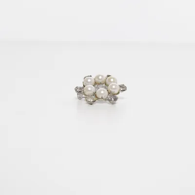 Broche (Zilver, Wit) Onbekend materiaal