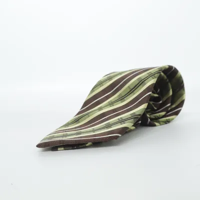Tie (Brown, Green) from Amanda Silk