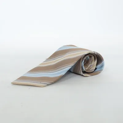 Stropdas (Bruin, Blauw, Beige) van Barisal Polyester
