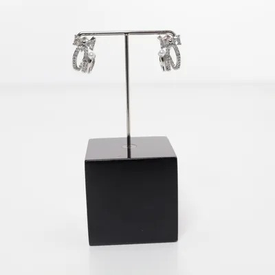Earrings (Silver) Stainless steel