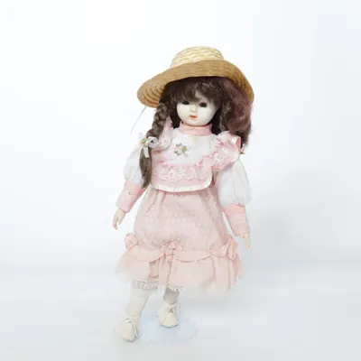 Porslinsdocka (Vit, Flerfärgad)