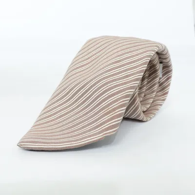 Slips (Brun, Vit) från Salvatore Ferragamo Bomull, Silke