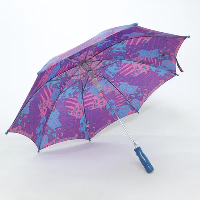 Paraply (Lila, Blå, Flerfärgad)