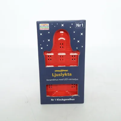 Juldekoration (Nr 1 Klockgavelhus) från Svenska Postkodlotteriet