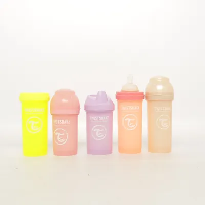 Nappflaska (Gul, Lila, Flerfärgad) från Twistshake