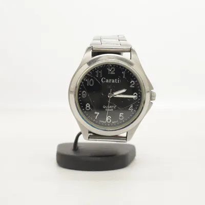 Wristwatch (Silver, Black) from Carat