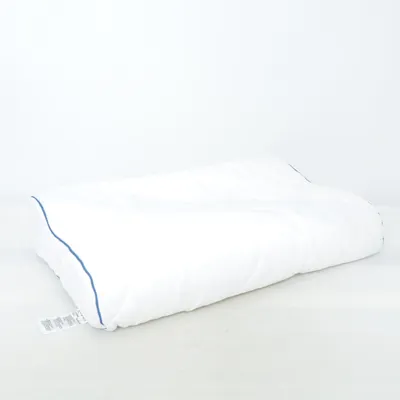 Huvudkudde (Vit, Blå) från Livarno Polyester, Polyuretan