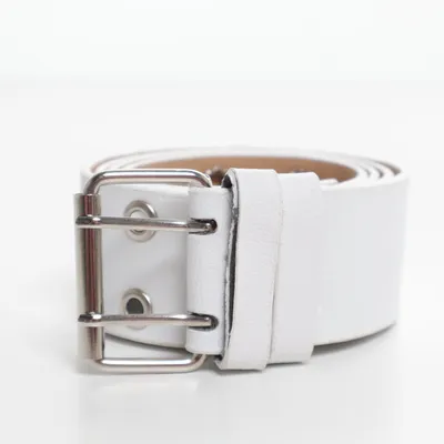 Belt (White, Silver)