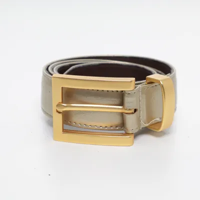 Belt (Beige, Gold) from Jaeger Leather