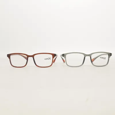 Lunettes (Gris, Marron)