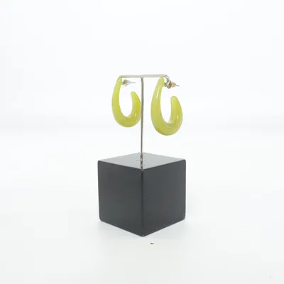 Oorbellen (Groen) Plastic