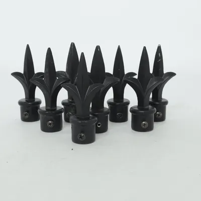 Gardinstångsknoppar (Svart)