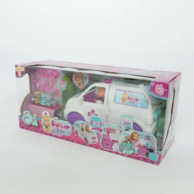 Leksaksbil (Vit, Lila, Rosa) från Simba Toys