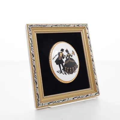 Woondecoratie (Goud, Zwart) van Silhouette