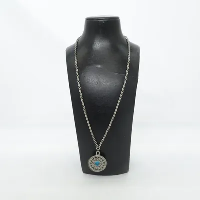 Halsband (Silverfärgad, Blå) Tenn