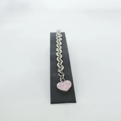 Bracelet (Silver, Pink) from Snö of Sweden Unknown metal
